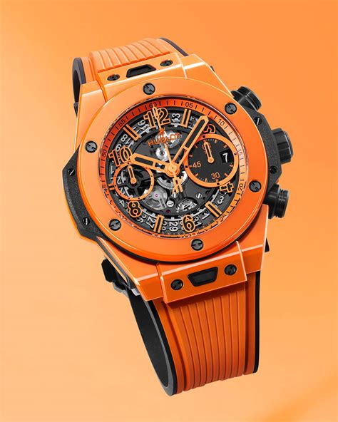 Hublot unico orange ceramic